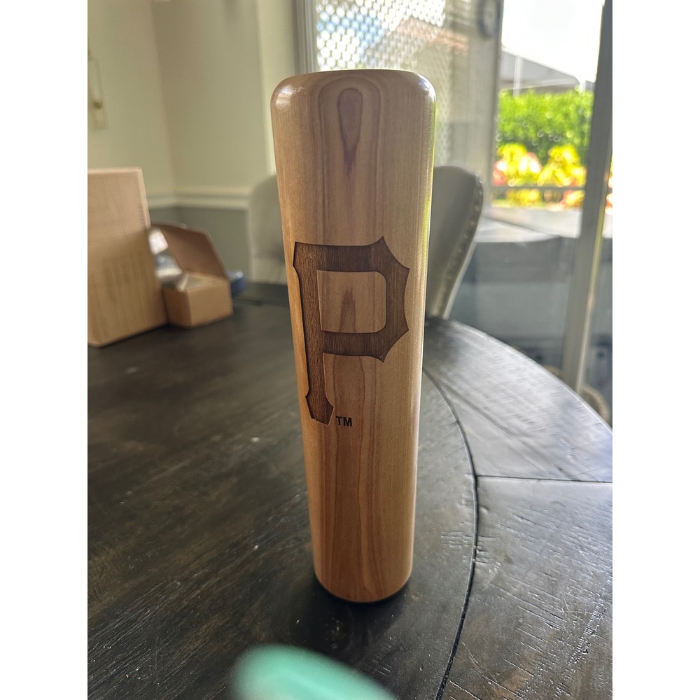Dugout Mugs Pittsburgh Pirates Miller Lite Wooden Baseball Bat Mug MLB 10 Inch